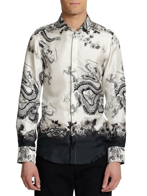 dolce gabbana men shirt free shipping|dolce and gabbana casual shirts.